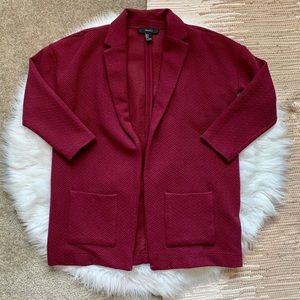 Burgundy Blazer